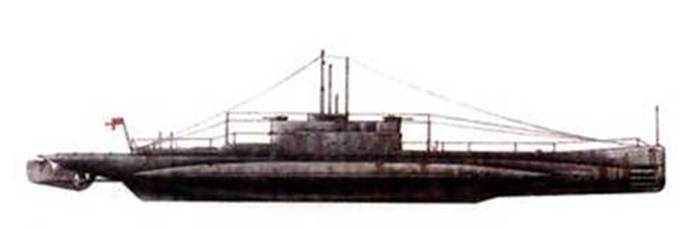 Подводная лодка типа L типичный окрас в ВМС Великобритании