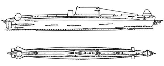 Подводная лодка. Проект 613Ш