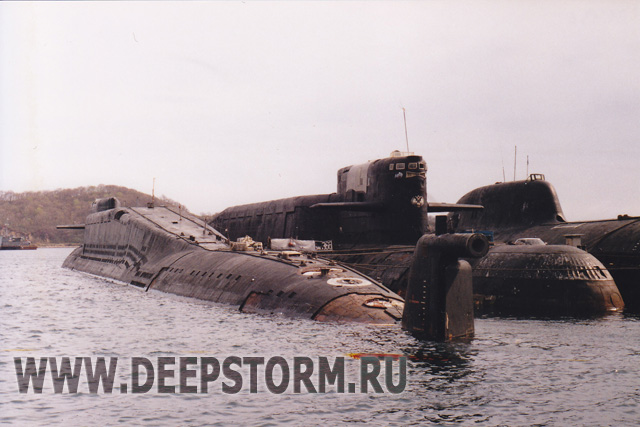 Подводный крейсер К-441 в бухте Павловского