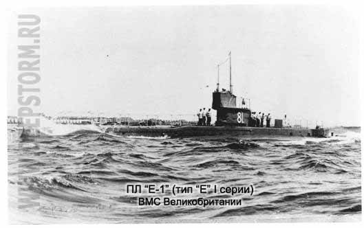 Подводная лодка Е-1